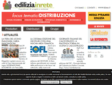 Tablet Screenshot of distribuzione.ediliziainrete.it